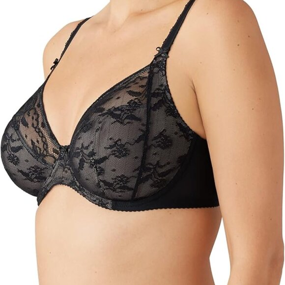 **Wacoal** Lifted in Luxury Full Figure Lace Unlined Underwire Bra 34D NWT - Picture 2 of 6